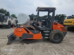 Side of used Hamm,Used Compactor,Used Hamm Compactor in yard